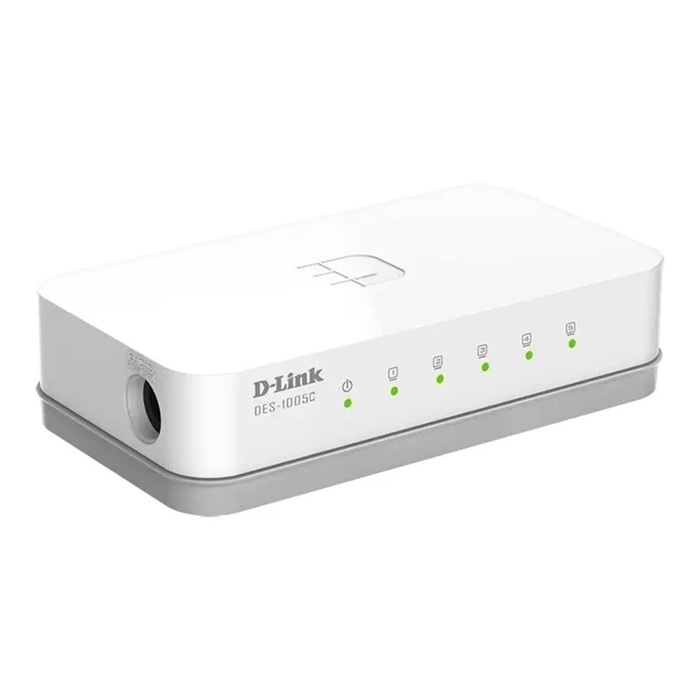 D-Link DES-1005C 5 Bağlantı Noktalı 10/100 Mbps Ethernet Switch