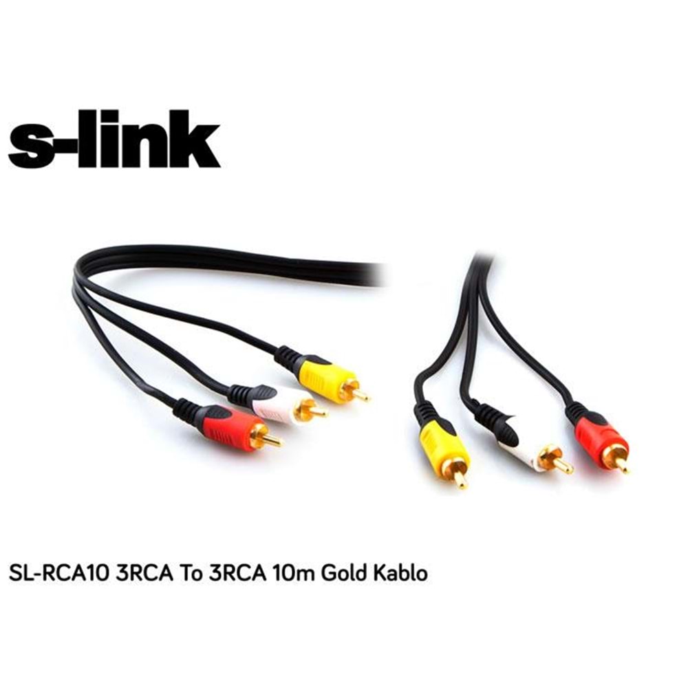 NBTech 5 Metre 1.kalite Stereo 3.5mm To 2 Rca Kablo Aux 5.1 Ses Sistemi Kablosu