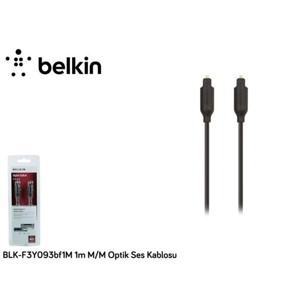 Belkin BLK-F3Y093bf1M 1 Metre Optik Ses Kablosu