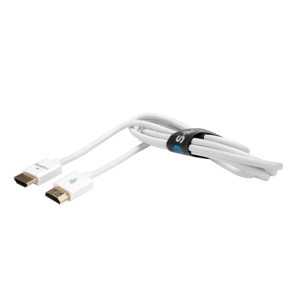 S-link Swapp SW-HD1 HDMI TO HDMI 1.5m Beyaz. 2.0 Ver Real3D 2160P 4K Ultra DH Kablo
