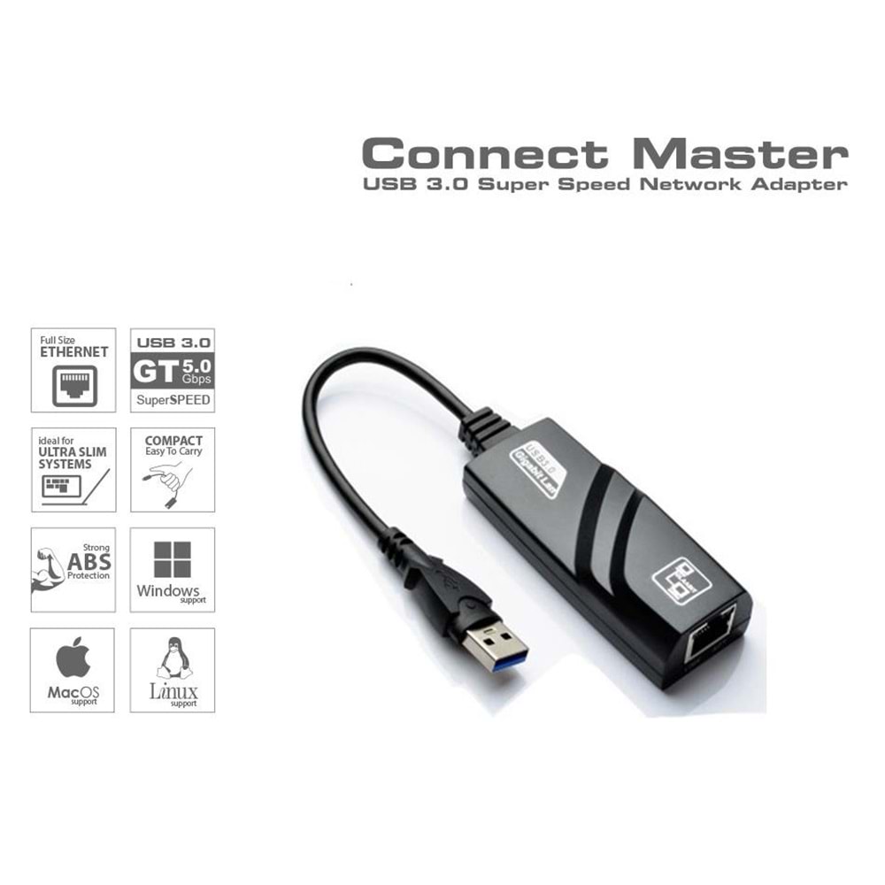 Onezero 2120 Usb 2.0 To RJ45 10/100 Ethernet Çevirici (Win10 Tak Çalıştır)