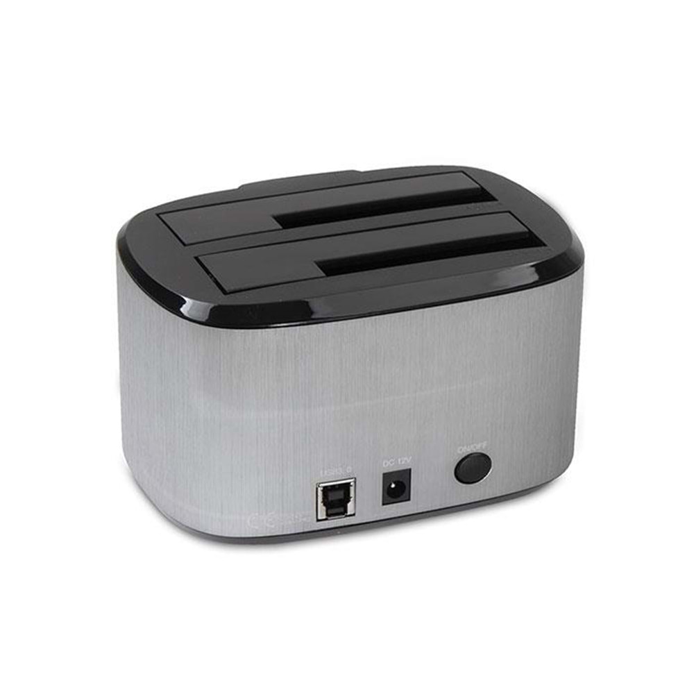 Everest HD3-540 2.5/3.5 İkili USB3.0 SATA III 6Gbps 4TB/6TB/8TB Clone Docking Harddisk Kutusu