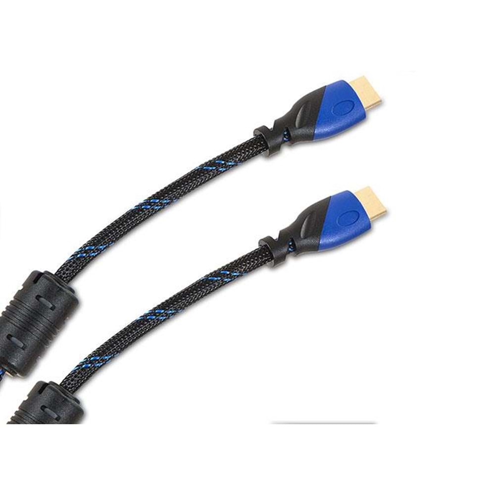 S-link SLX-264 HDMI TO HDMI 10m Altın Uçlu 24K + Kor.Kılıf v2.0 Ultra HD 4K 3D HD 1080P Kablo