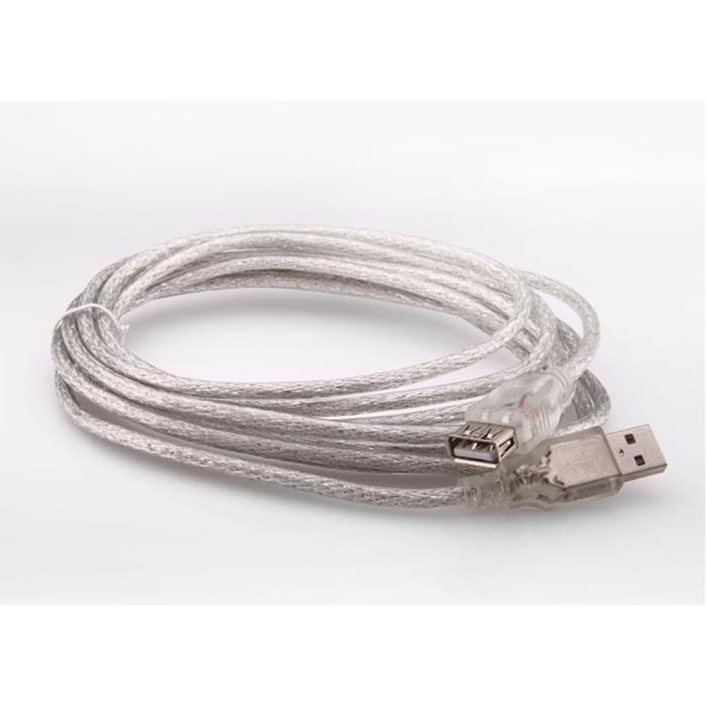 S-link SL-AF2003 Usb2.0 3m Şeffaf Uzatma Kablo