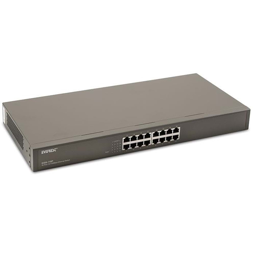 Everest ESW-116P 16 Port 10/100Mbps Switch Hub