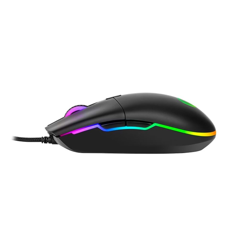 Rampage SMX-R63 GLORY Usb Siyah RGB Işıklı 6400dpi Gaming Oyuncu Mouse