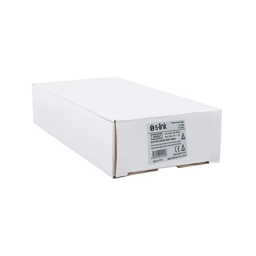 S-link SL-KA390 12V 30A 380W Metal Kamera Güç Kaynağı