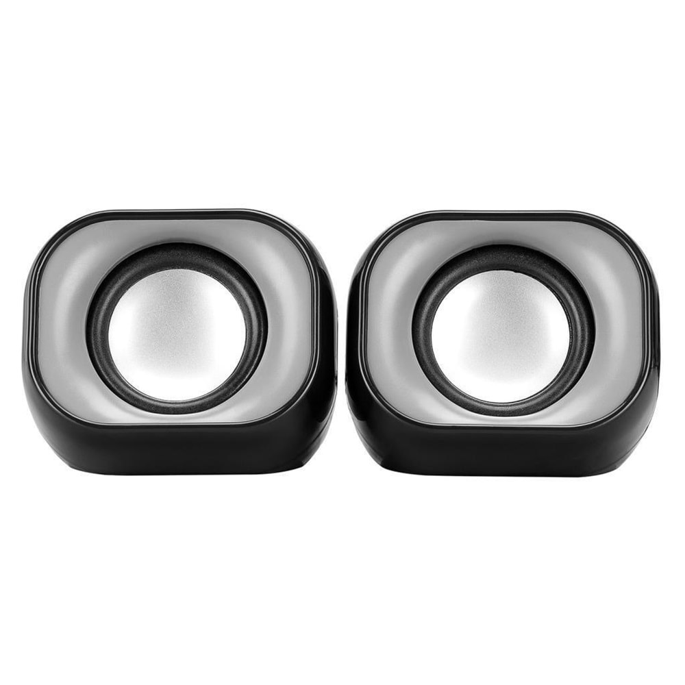 HP DHS-2111 1+1 6W Hoparlör, Siyah Multimedia Speaker