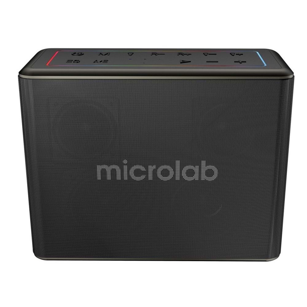 Microlab M60 Vega 15000mAh Batarya 10W*2 + 40W*2 100W 2 Wireless Mikrofonlu Siyah Gri Usb + Tf Kart + Bluetooth Powerban