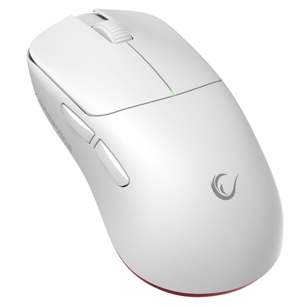 Rampage Tilion Kablosuz Beyaz 24000 DPI 3311 Sensor Şarjlı 80 Million Huano Switch Gaming Oyuncu Mouse