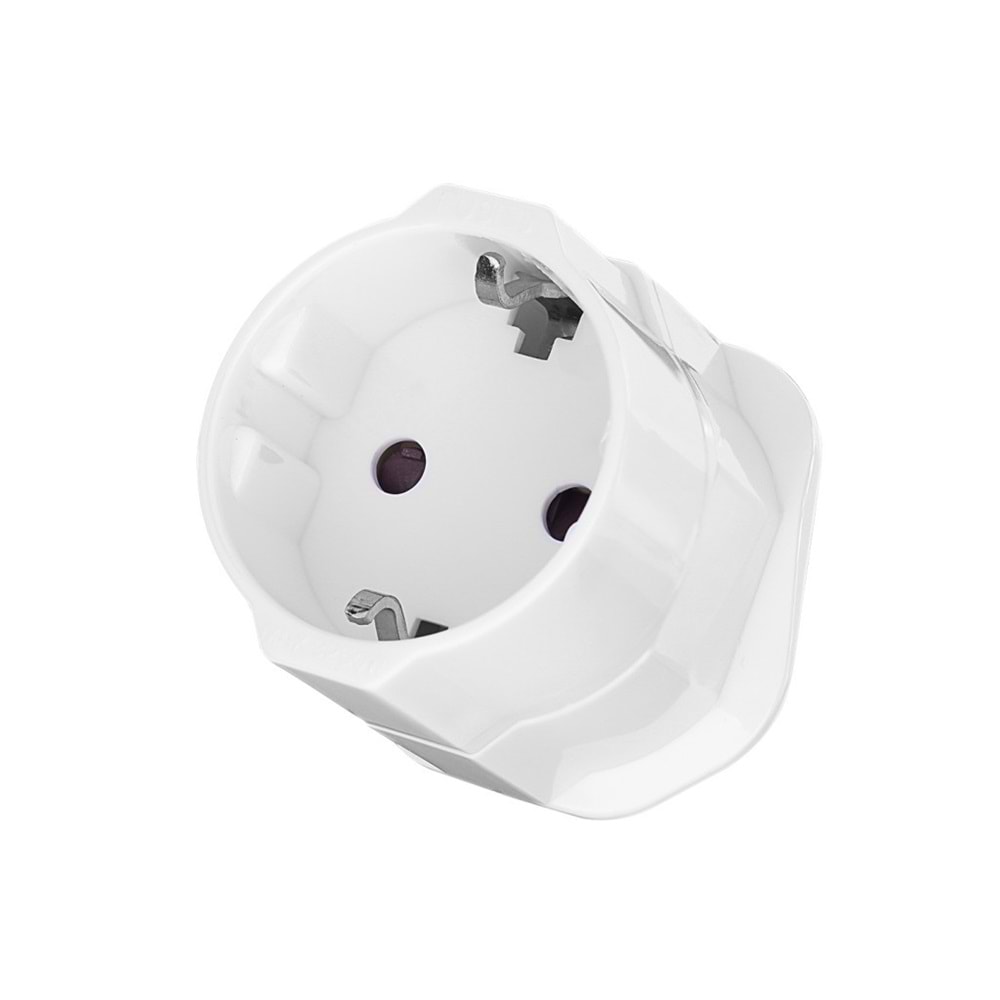 S-link SL-WL16 Avrupa/İngiltere Priz Çevirici, 220-250v İngiliz Türk Prize Dönüştürücü, Hac ve Umre için Priz Dönüştürücü