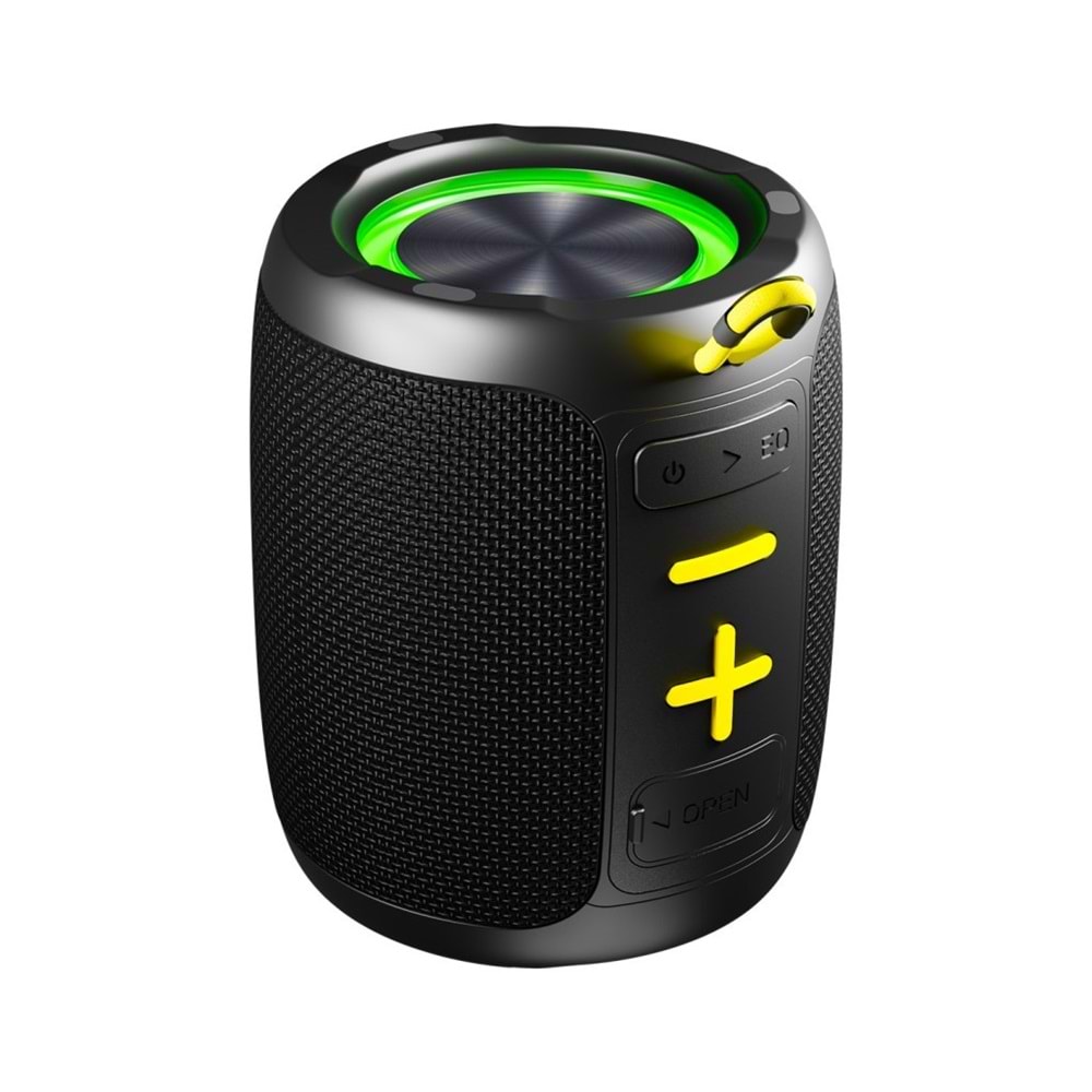 Mikado MD-60BT Spica Siyah 13W 1800mAh BT/TF/USB/ECO Led Işıklı Speaker