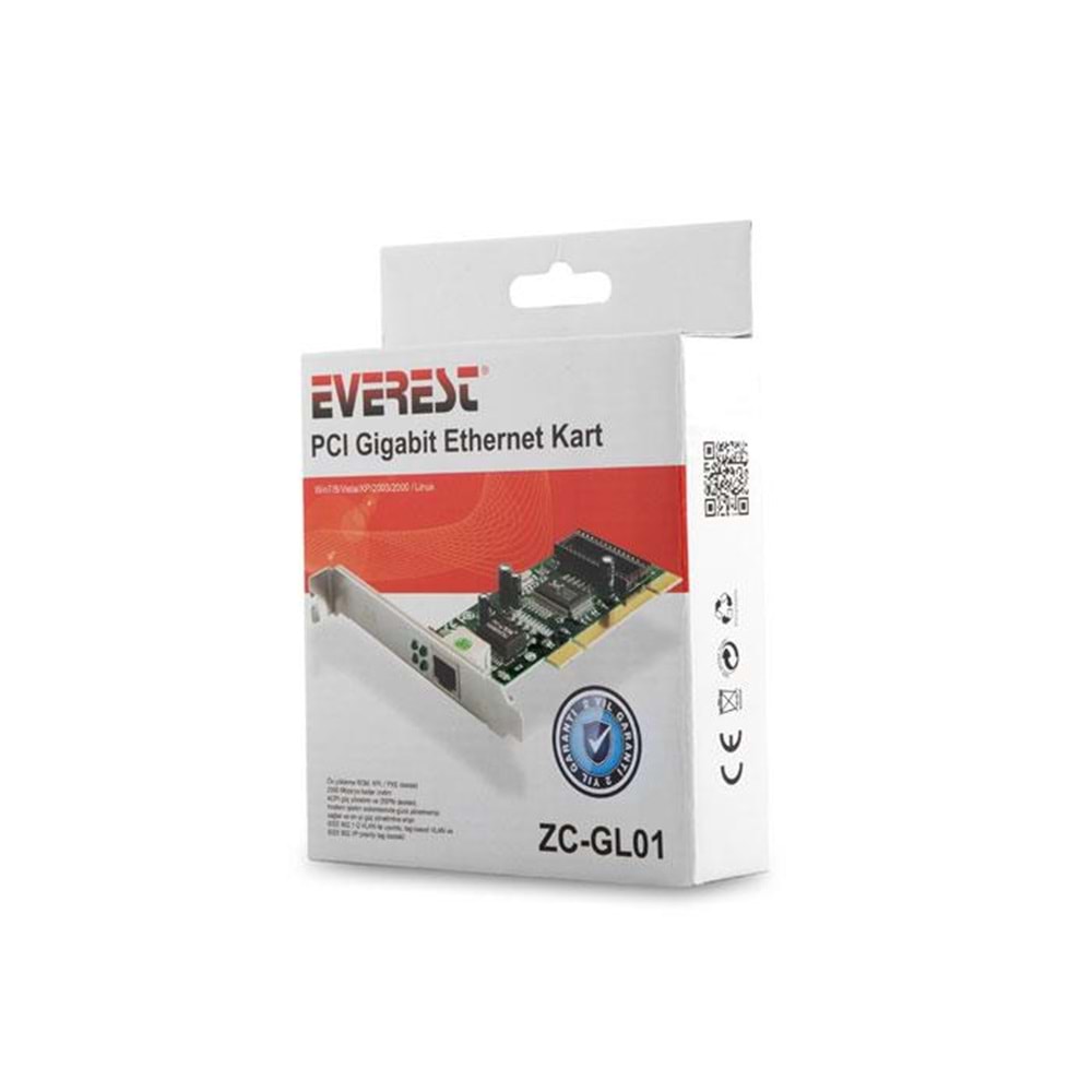 Everest ZC-GL01 PCI Gigabit Ethernet Kart