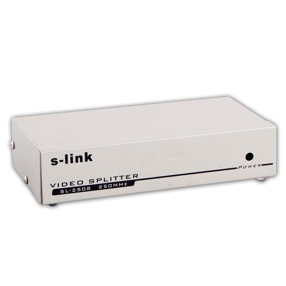 S-link SL-2508 8 VGA 250Mhz Monitör Splitter
