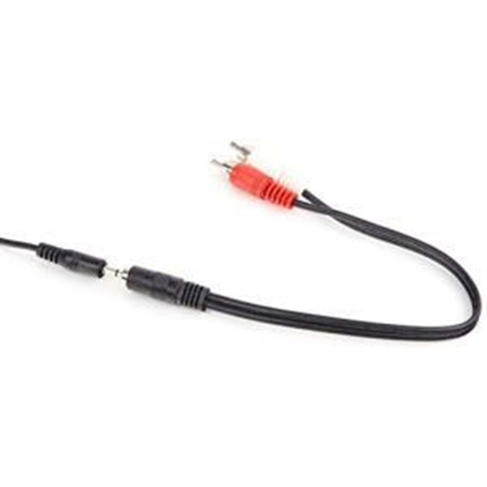 Dark 2 x RCA Erkek (Analog Ses) - 3.5mm Stereo Dişi Dönüştürücü AU35XRCA