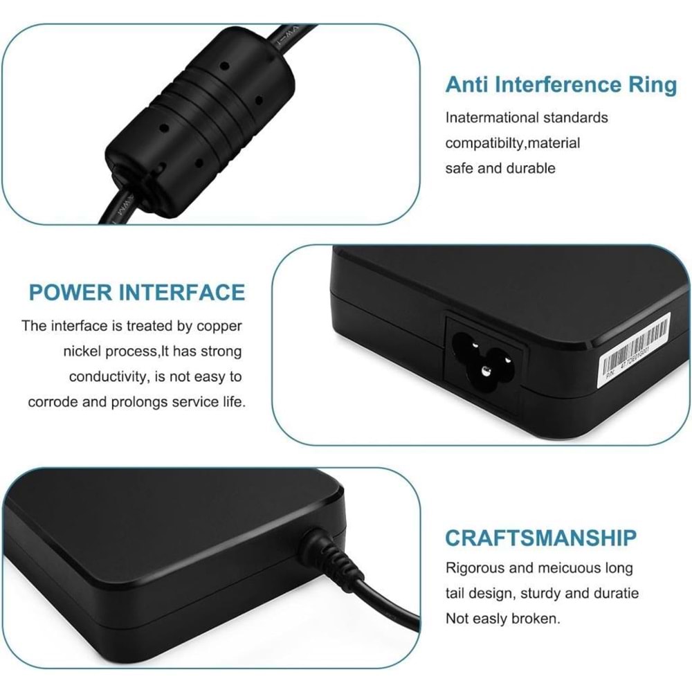FAST C23 19.5V 11.8A 230W Notebook Şarj Adaptör (7.4*5.0 mm/Pin)