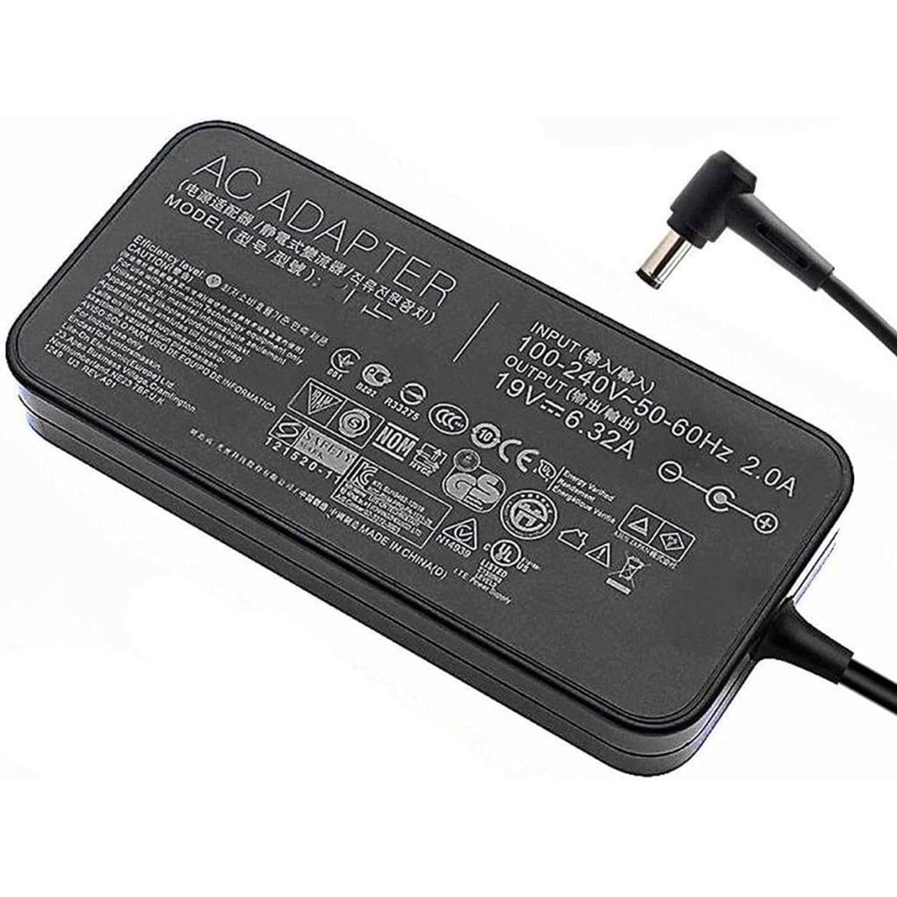 Fast C61 120W 19V 6.32A 5.5*2.5 Asus/Monster/MSI/Excalıbur/Toshiba Notebook Şarj Adaptör