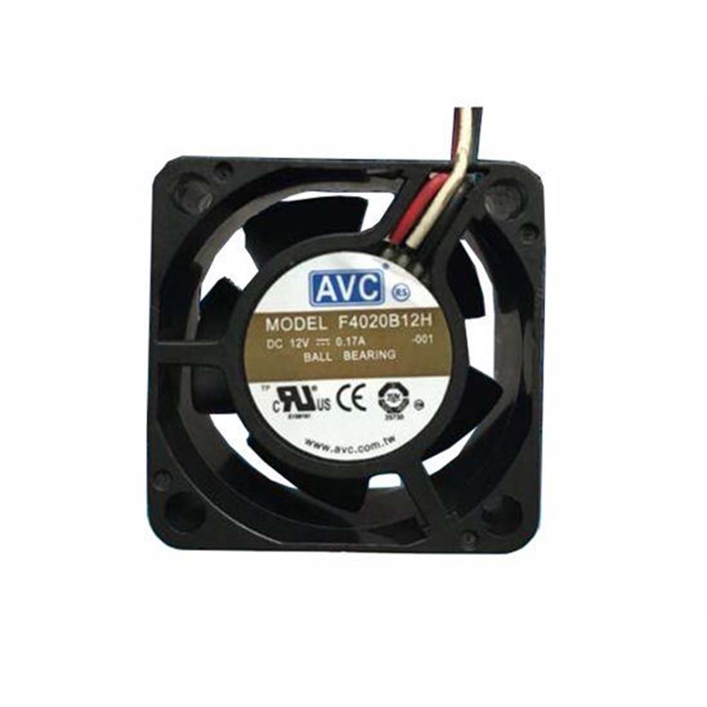 AVC F4020B12M 12V 0.13A 40*40 20mm Kasa Fanı