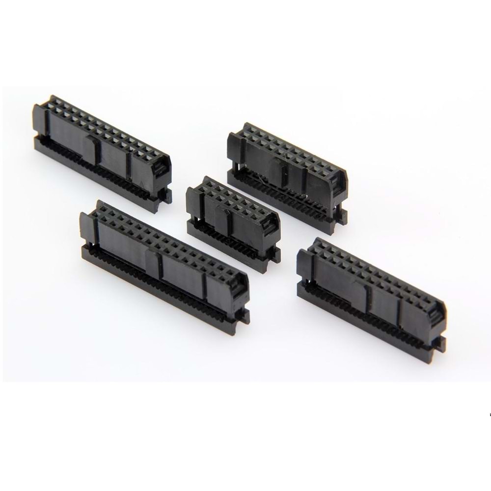 NBTech 20 PİN IDE lehim Soket konnektör, 1.27MM pitch FC-6/8/10/16/20/40 PIN dişi başlık IDC soketli konnektör için 0.635MM düz şerit kablo tel 6p 10p 20p 40 p