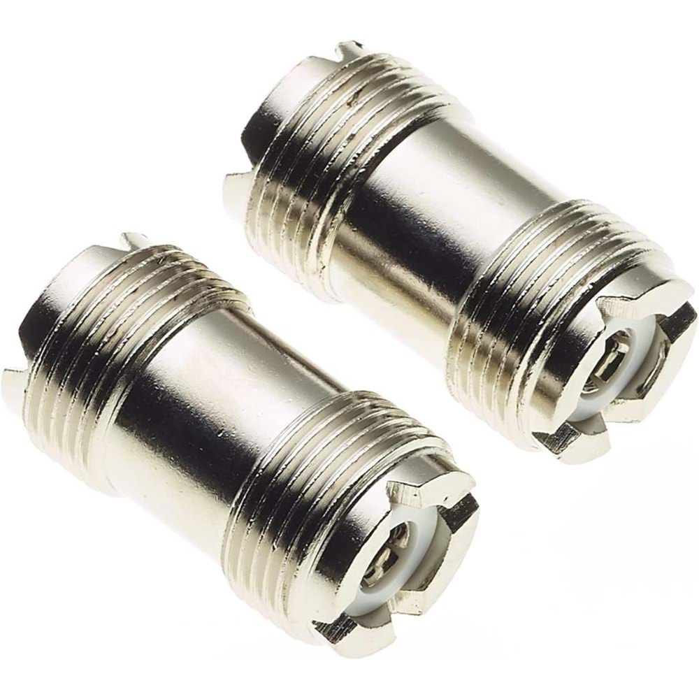 NBTech NB-S300 UPTECH Çift Uçlu Dişi Kuplör Konnektör Adaptörü, CB Radyo, Analizör, Koaksiyel Kablo Uzatma Adaptörü Için İdeal Uzunluk Uzatmak Için İki Kabloyu Bağlar, Dişi Dişi UHF Konnektör