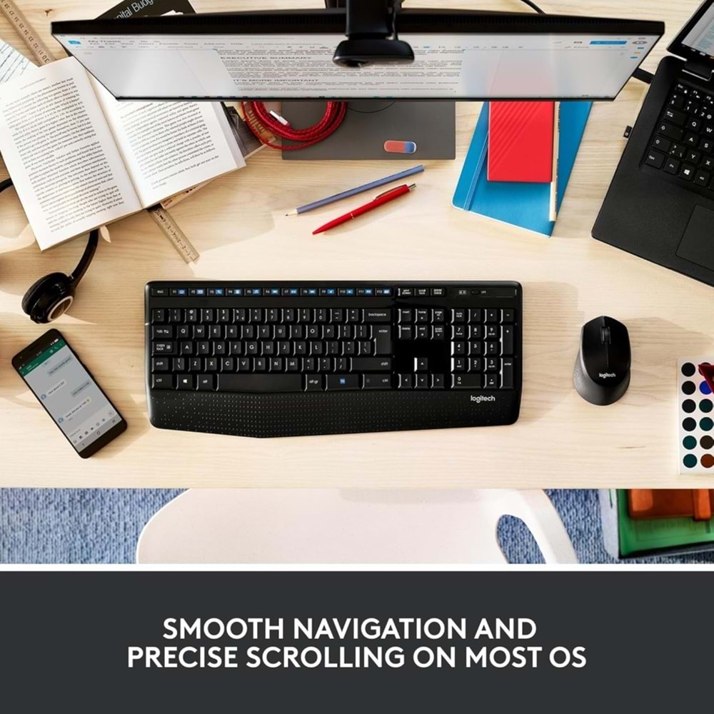 Logitech M280 Mavi Kablosuz Optik Mouse 910-004290