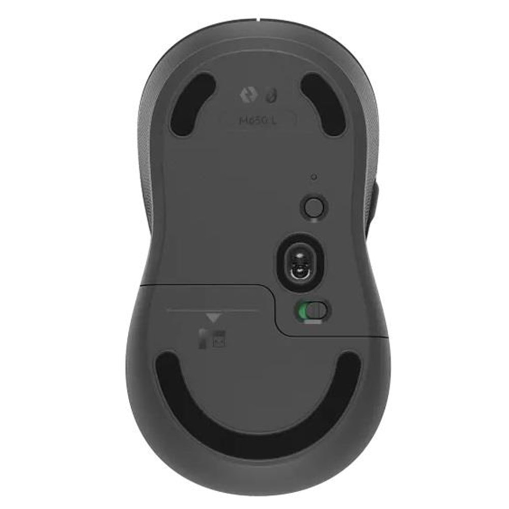Logitech M650L Siyah Signature Sessiz Büyük Boy Sağ El Optik Kablosuz Mouse 910-006236