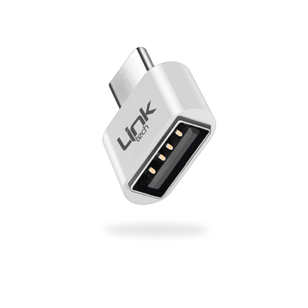 LinkTech O192 Gri Type C to USB Dişi Çevirici, Type C OTG Adaptör