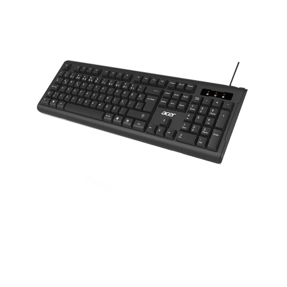 Acer OAK-0A0 Siyah Kablolu Sessiz Tuşlu Türkçe Q Klavye