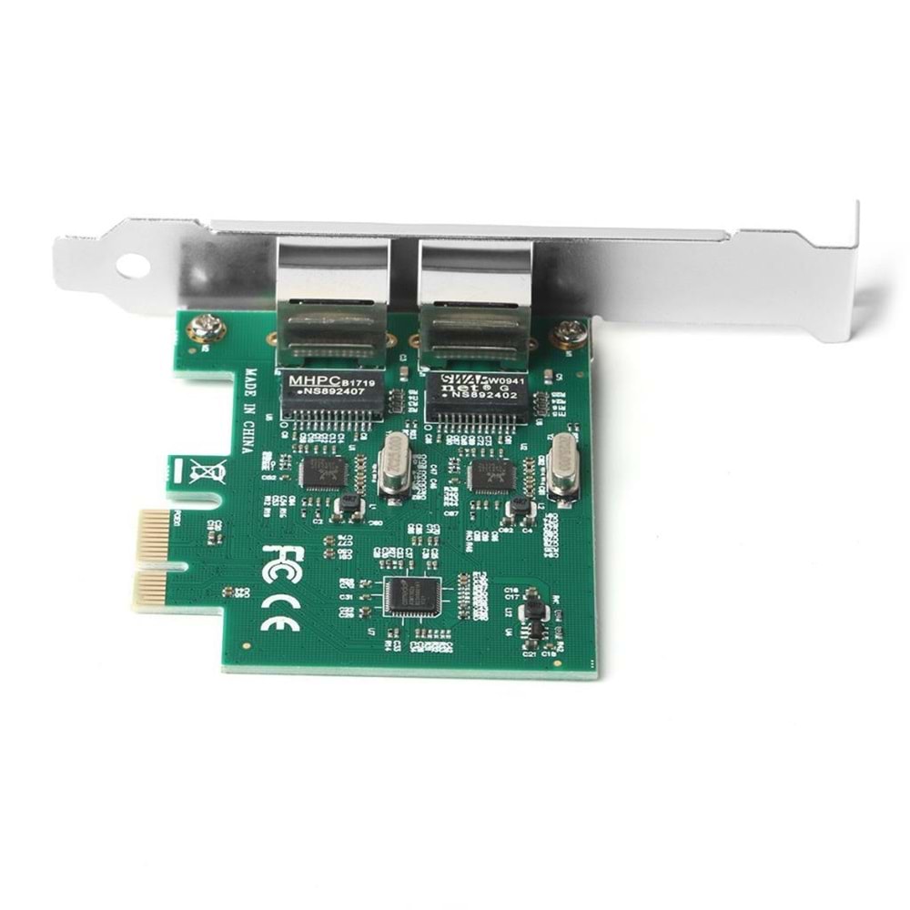 Dark Pcı-E 10/100/1000 2x Gigabit Ethernet Ağ Kartı (Low Profile Bağlantı Kiti Dahil)(Dk-Nt-Peglanx2)