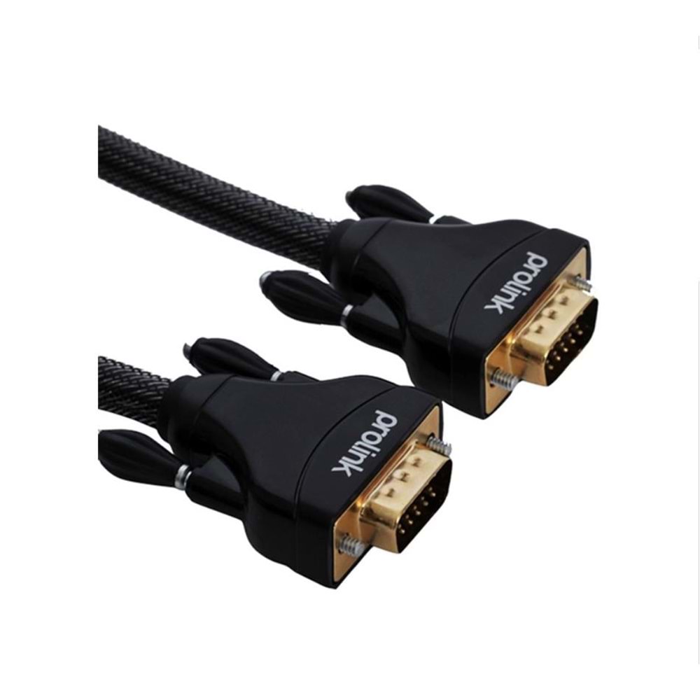 NBTech Prolink PR-V001 1.5 Metre Vga Kablo, EMI Filtreli Altın UÇ Örgülü VGA Kablo