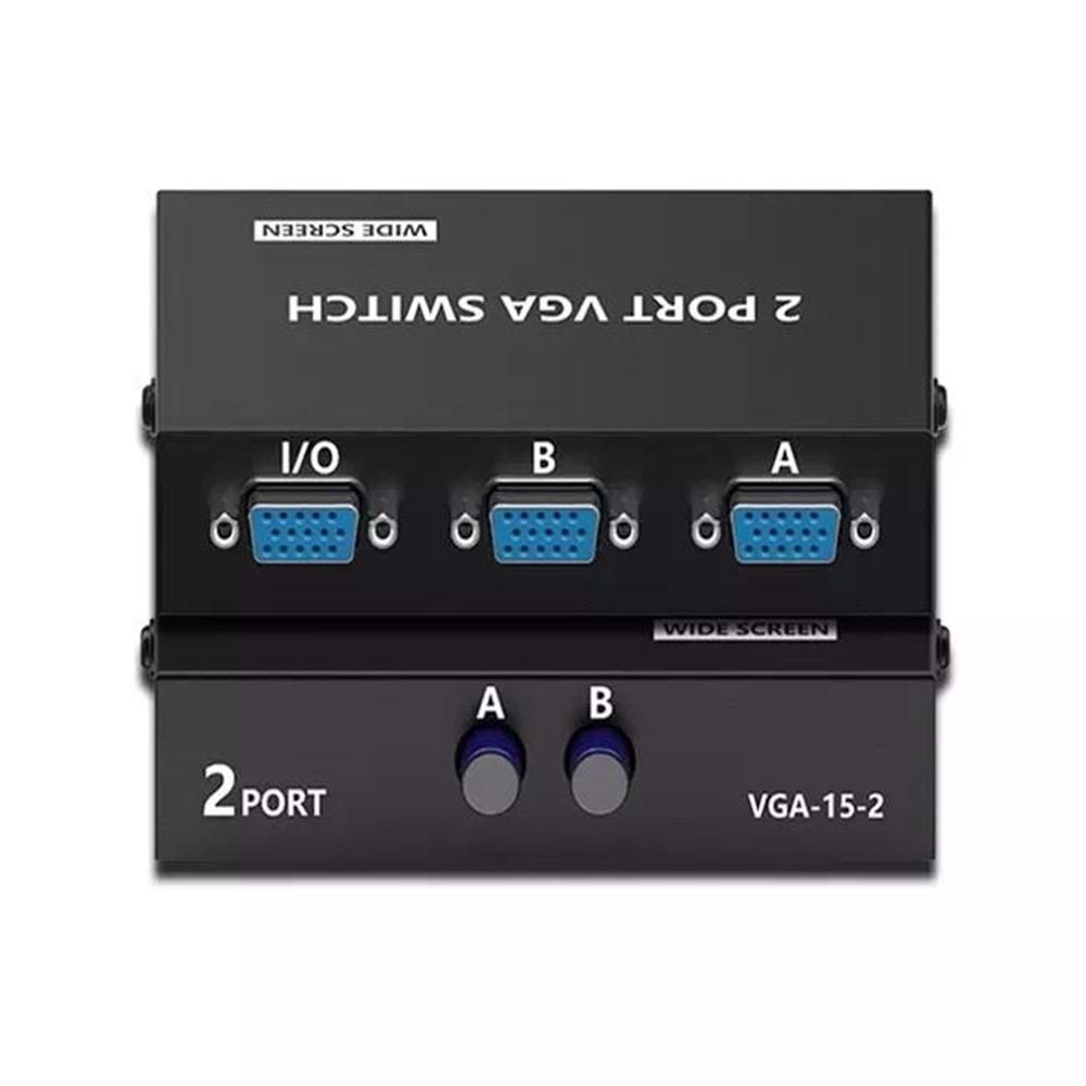 NBTech NB-1260 2 Port Vga Switch, Vga Splitter, Manuel Vga Switch 2 port (2 PC 1 Ekran)