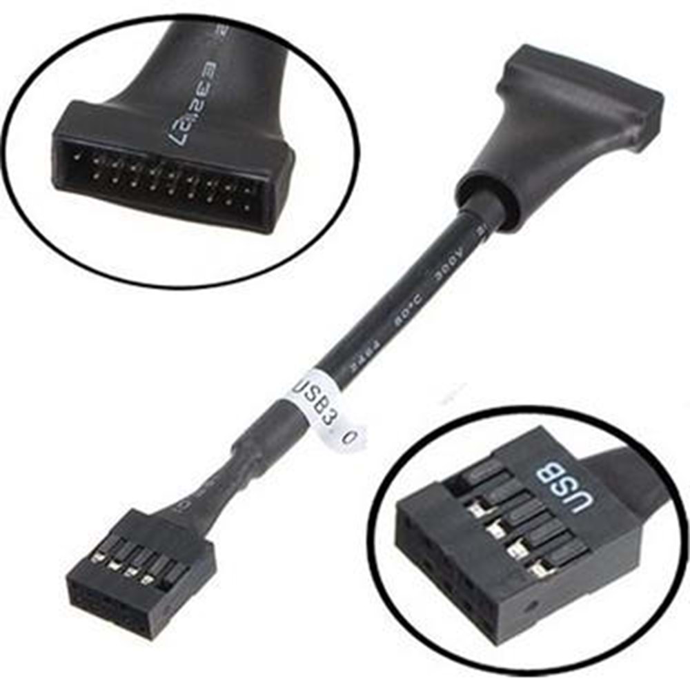 NBTech NB-4584 Anakart USB 2.0 Girişi USB 3.0 Porta Çevirici kablo