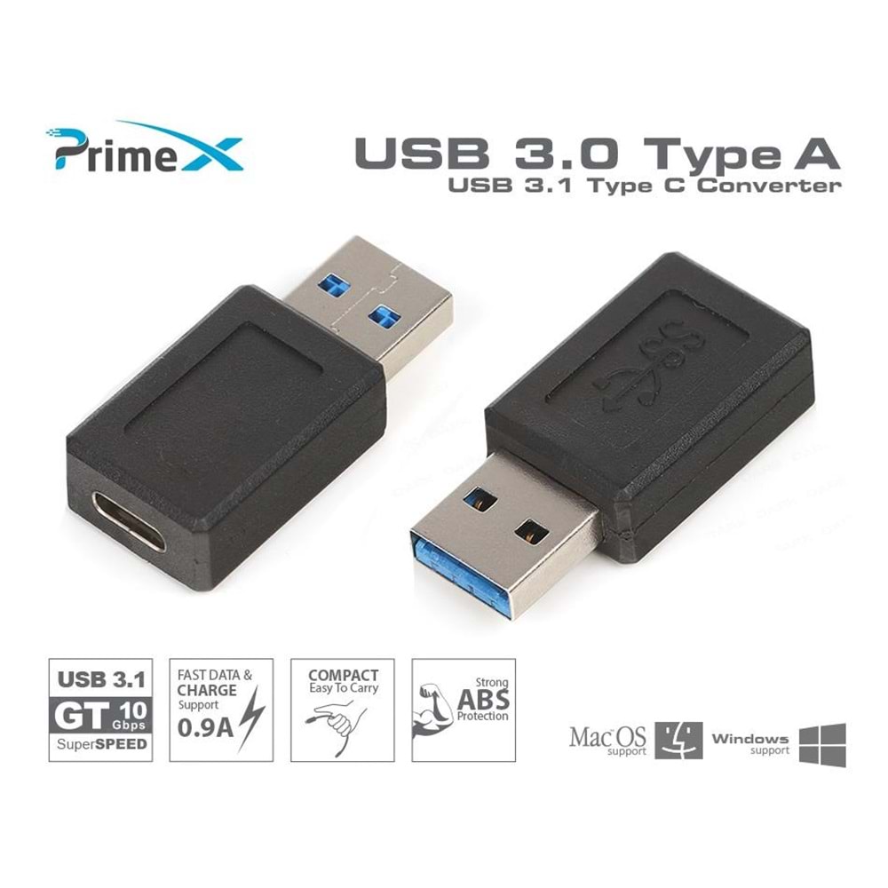 NBTech NB-510 U30X31 USB 3.0 TypeC A Erkek USB 3.1 Type C Dişi Dönüştürücü