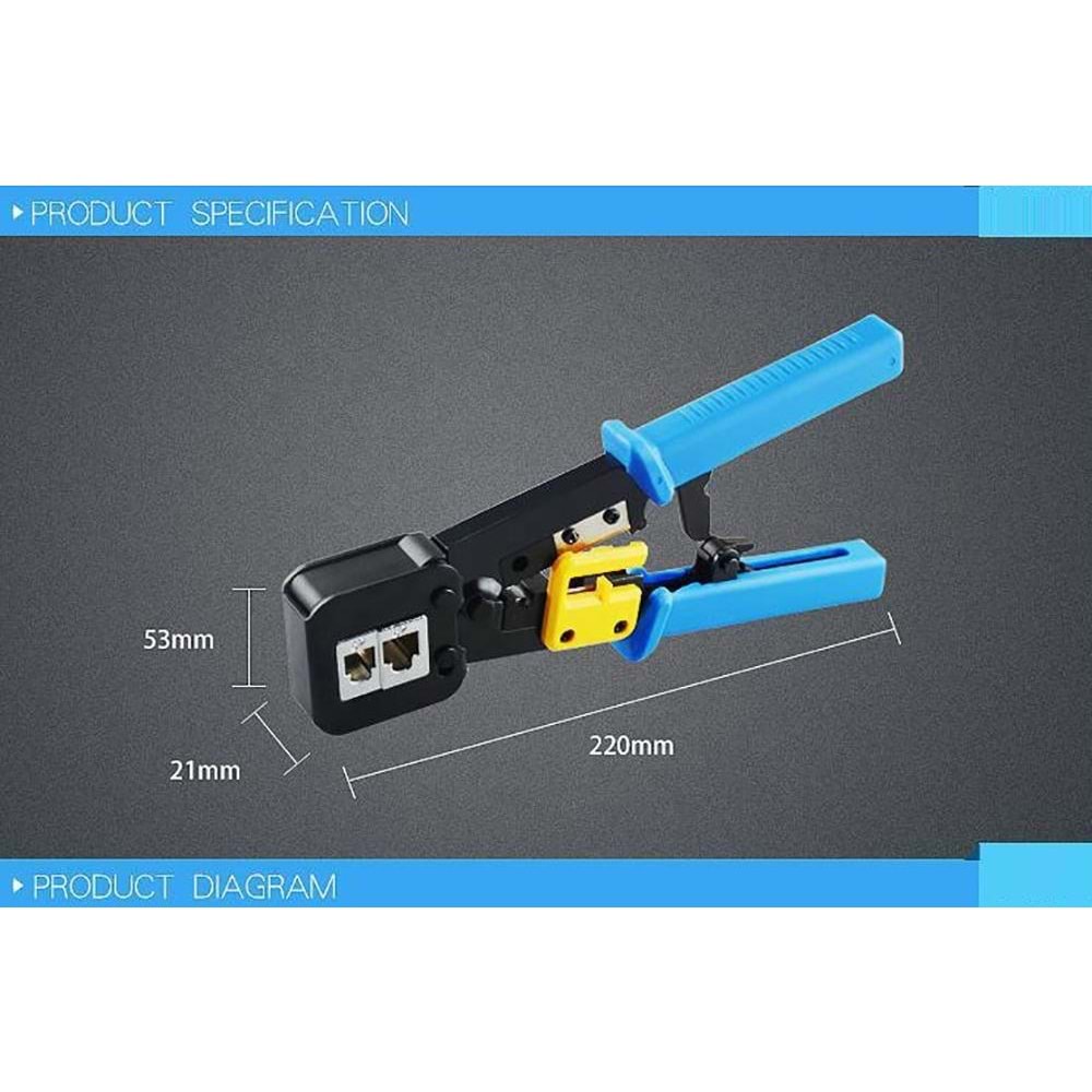 PrimeX PX-8060Y RJ45/RJ11 CAT6 Yeni Nesil Jak Pense