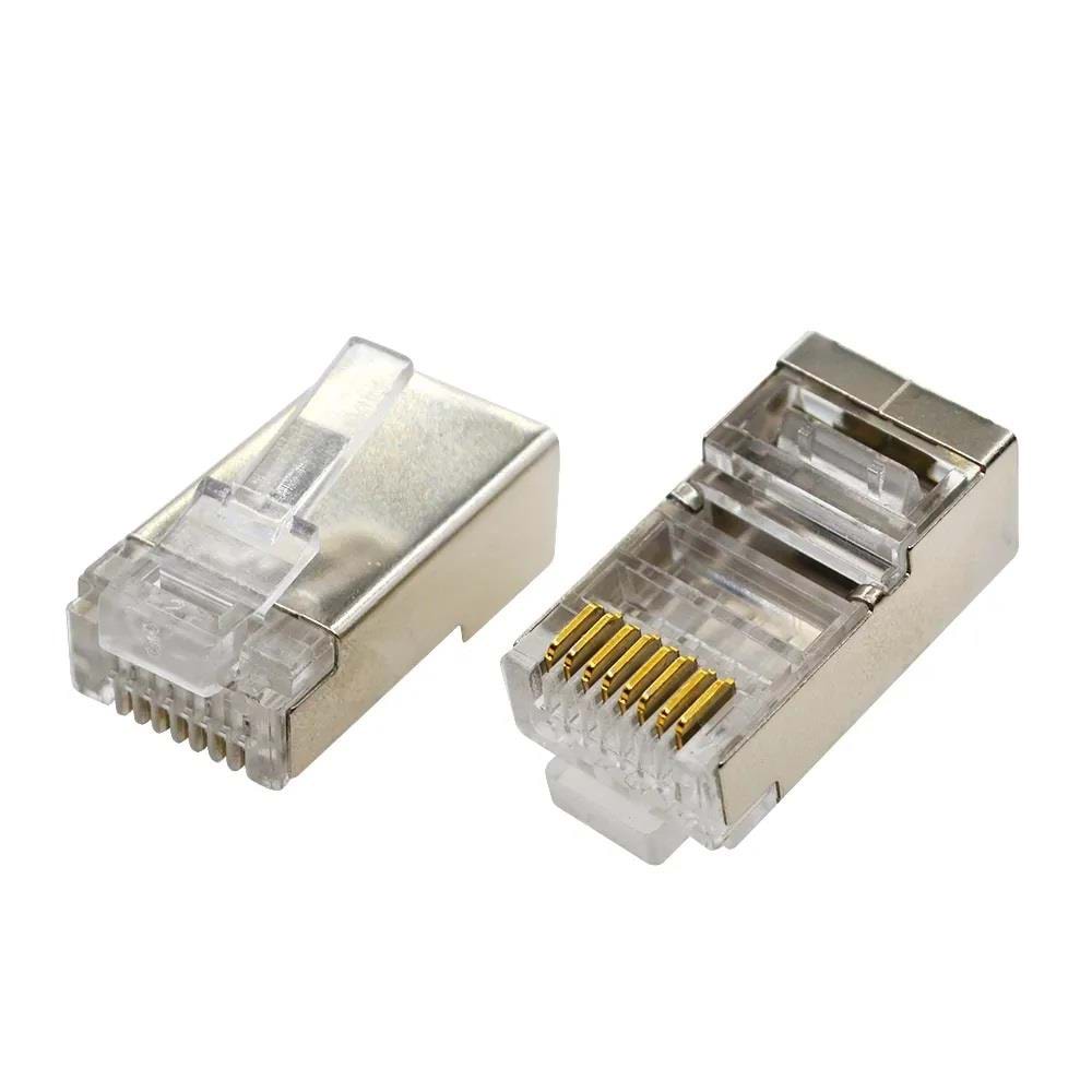 NBTech NB-CAT660 Metal Cat6 Jak, RJ45 Metal Konnektör, Cat6 Plug Metal 100 lü Paket