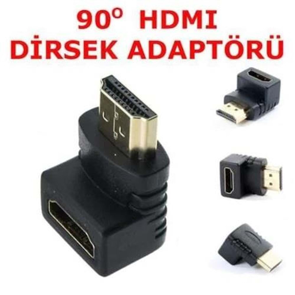NBTech NB-HDMFM HDMI to HDMI Erkek Dişi L Dirsek Ara Konnektör