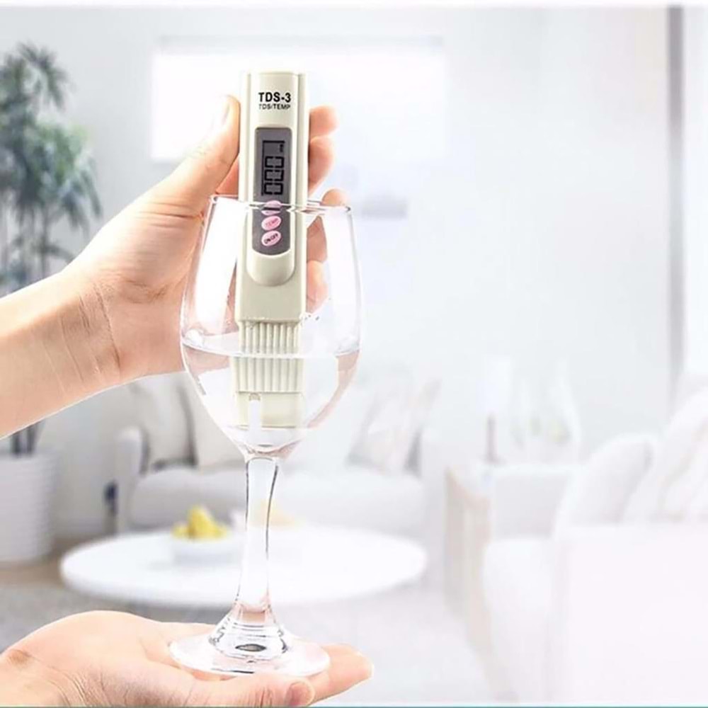 PrimeX PX-TS-300 TDS Metre Termometreli Su Kalite Ölçer Pil+Kılıf Hediyeli