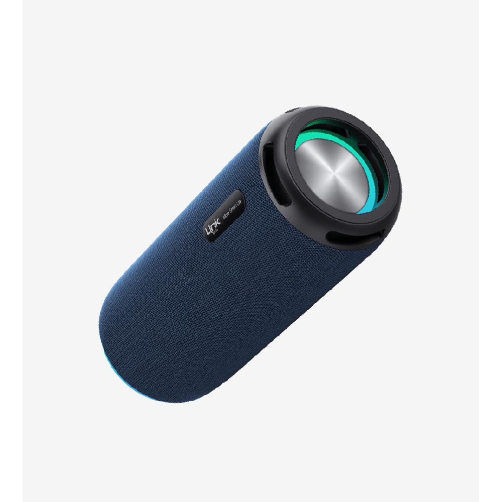LinkTech R124 Mavi Premium IPX4 Sertifikalı Işıklı Bluetooth Hoparlör