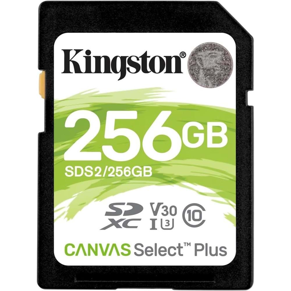 Kingston SDHC 256GB SDS2/256GB Select Plus Class10 Hafıza Kartı