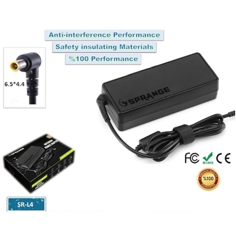Sprange SRL4 90W 19.5V 4.74A 6.5*4.4 Sony Notebook Standart Adaptör