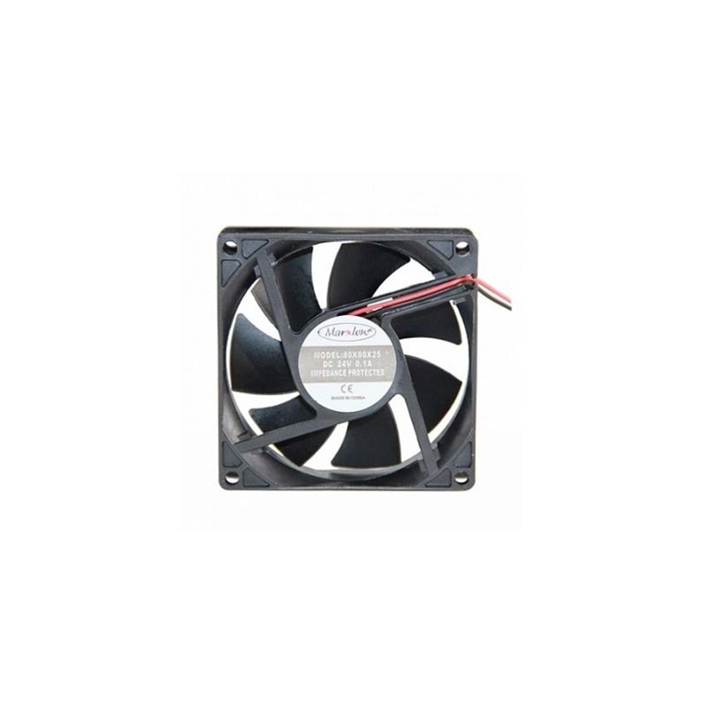 MARXLOW 80x80 25mm 220v 0.08A Metal Kasa Fan kutulu