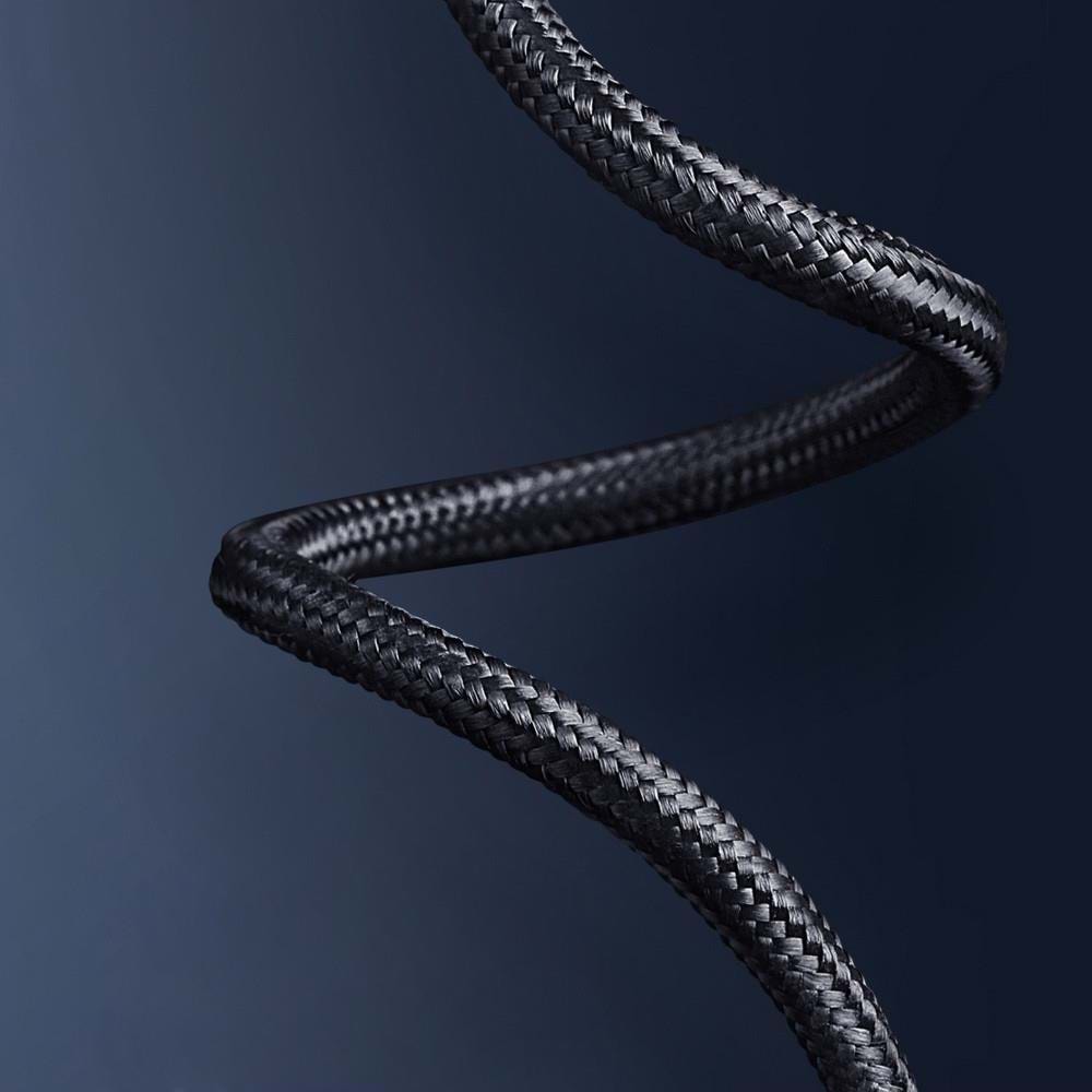 Dark Siyah 1m USB Type-C 240W PD Ultra Hızlı Şarj ve 480Mbps Örgülü Kablo DK-CB-USB240PD100