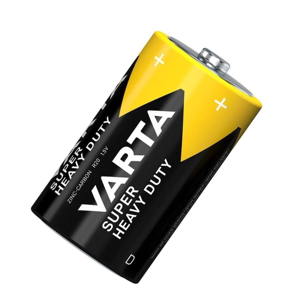 VARTA Süperlife D R20 1.5V 2 li Büyük Boy Alkalin Pil