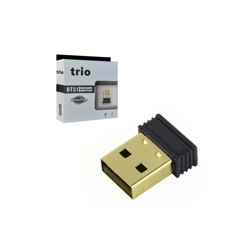 TRIO W102 300 Mbps Kablosuz Usb Adaptör, Wifi Adaptör , Wifi Dongle (Win10/11 Tak Çalıştır)