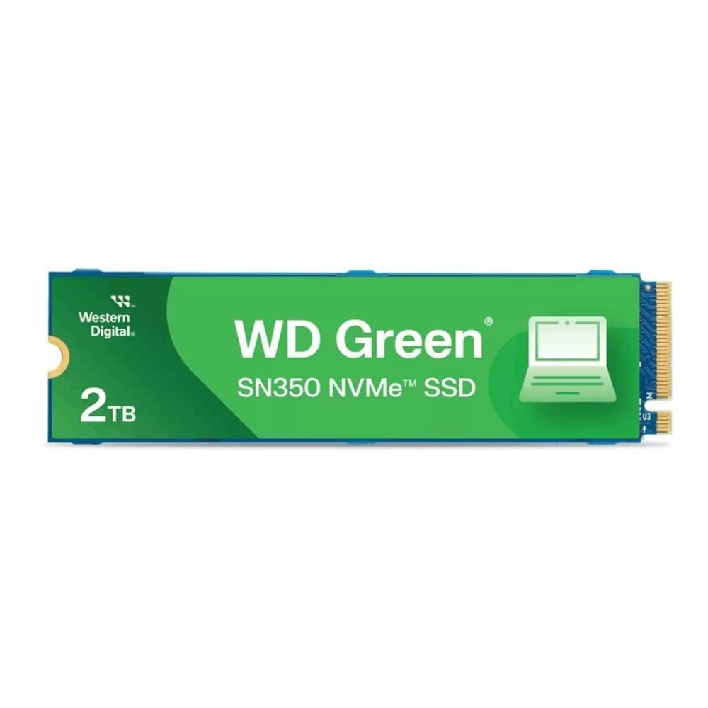 Wd Green Sn350 2TB 3200-3000MB M.2 NVMe SSD WDS200T3G0C