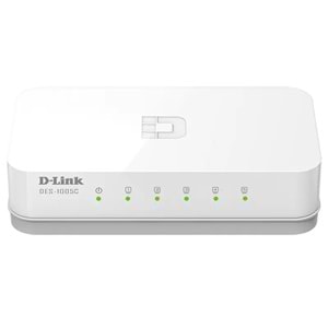 D-Link DES-1005C 5 Bağlantı Noktalı 10/100 Mbps Ethernet Switch