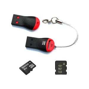 S-link SL-CR40 Usb M2+TF Micro Sd Kart Okuyucu