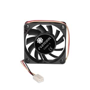 Evercool CS084 60*60*15mm 12v 0.15A 3 Pin Fan (Kutusuz)