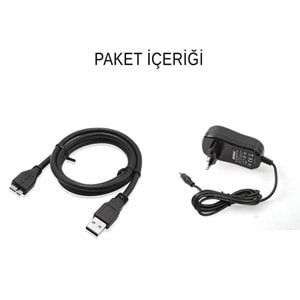 Everest HD3-530 2.5/3.5 USB3.0 6Gbps/UASP 4TB/6TB/8TB Docking Harddisk Kutusu