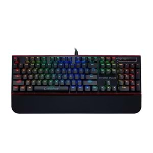 Rampage Hydra R6 Plus Full RGB Blue Switch Ses Portlu Türkçe Q Mekanik Klavye (Kutu Hasarlı OUTLET)
